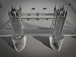 Tower bridge 3D Модель