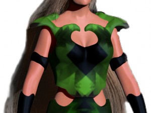 elf warrior Modello 3D