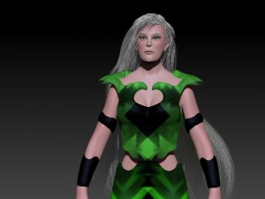 elf warrior Modello 3D