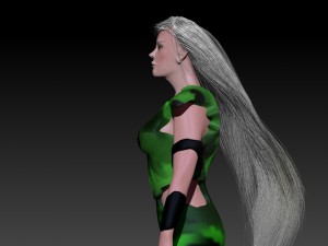 elf warrior Modello 3D