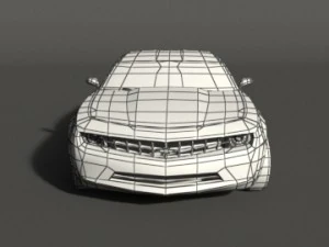 camaro car vray 3D Model