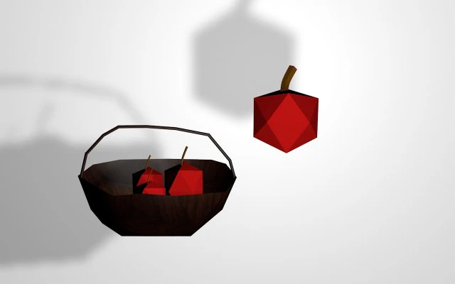 peper apple 3D Model .c4d .max .obj .3ds .fbx .stl .blend