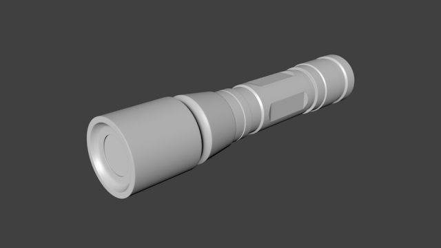 flashlight 3D मॉडल .c4d .max .obj .3ds .fbx .stl .blend 