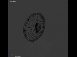 viking axe and shield 3D 模型