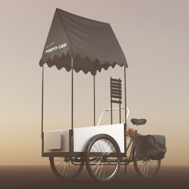 kinfolk pompon cakes 3D Model .c4d .max .obj .3ds .fbx .stl .blend
