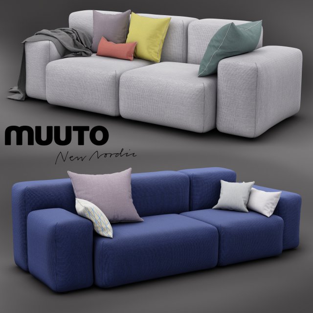 soft blocks sofa 3D-Modell .c4d .max .obj .3ds .fbx .stl .blend 