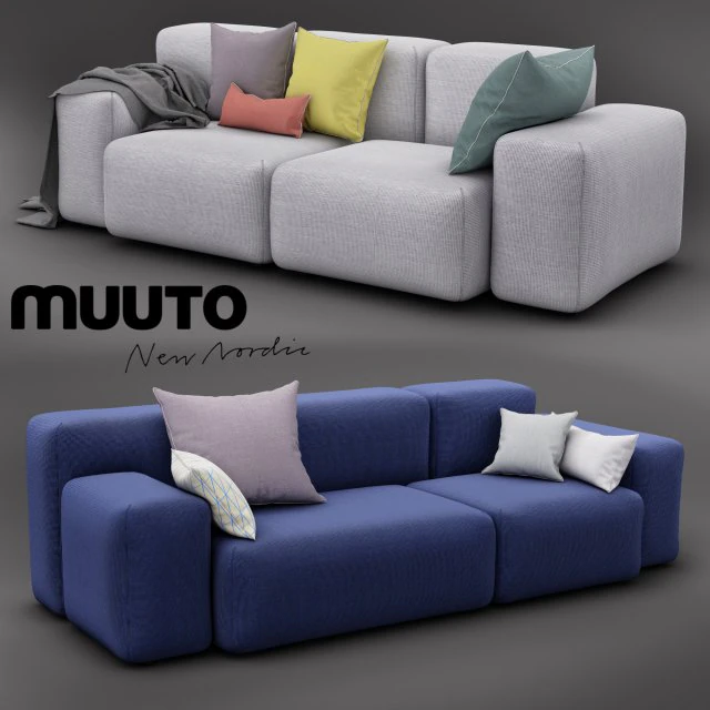 soft blocks sofa 3D Model .c4d .max .obj .3ds .fbx .stl .blend
