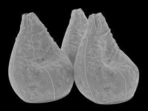 chair set pear Model 3D