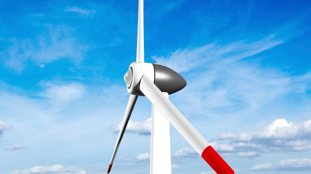 clean energy - eolic turbine Modelo 3D .c4d .max .obj .3ds .fbx .stl .blend 