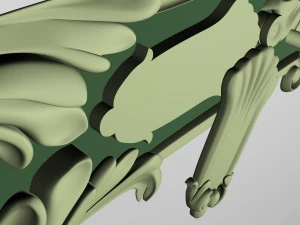 gagang pintu pesawat Model Cetak 3D