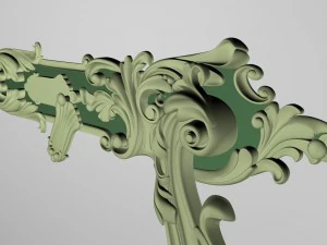 gagang pintu pesawat Model Cetak 3D