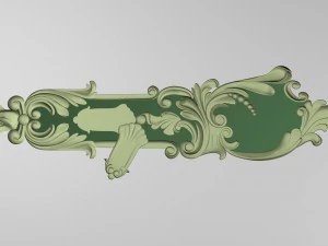 gagang pintu pesawat Model Cetak 3D