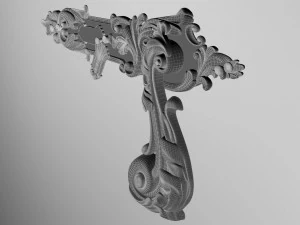 gagang pintu pesawat Model Cetak 3D