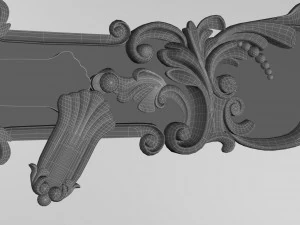 gagang pintu pesawat Model Cetak 3D