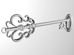 鍵 3Dプリントモデル