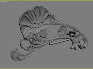 doorhandle 3D Print Model