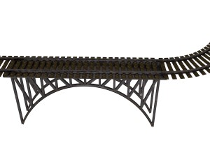 train rail 3D-Modell