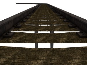 train rail 3D-Modell