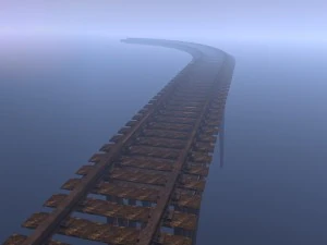train rail 3D Model