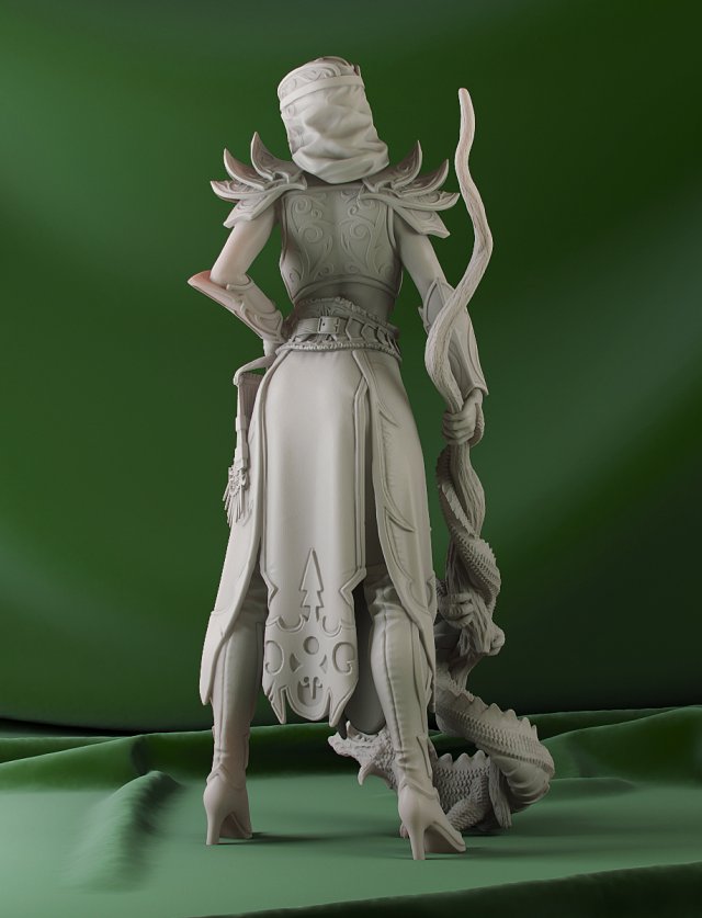 Download wizard set lightning dragon 3D Model