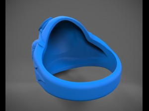 ring skull pilot 3D प्रिंट मॉडल