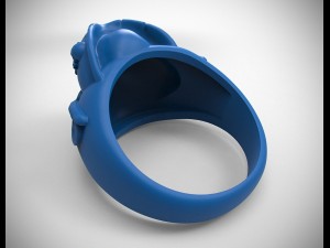 ring skull pirate 3D Print Model