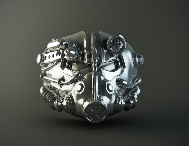 ring fallout helmet 3D प्रिंट मॉडल .c4d .max .obj .3ds .fbx .stl .blend 
