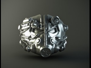 ring fallout helmet 3D Print Model