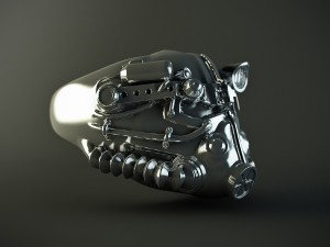 ring fallout helmet 3D प्रिंट मॉडल