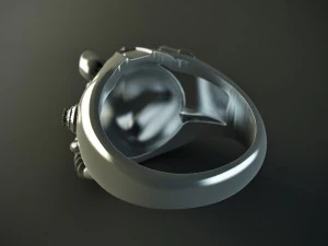 capacete de precipita&ccedil;&atilde;o de anel Modelo de Impressão 3D