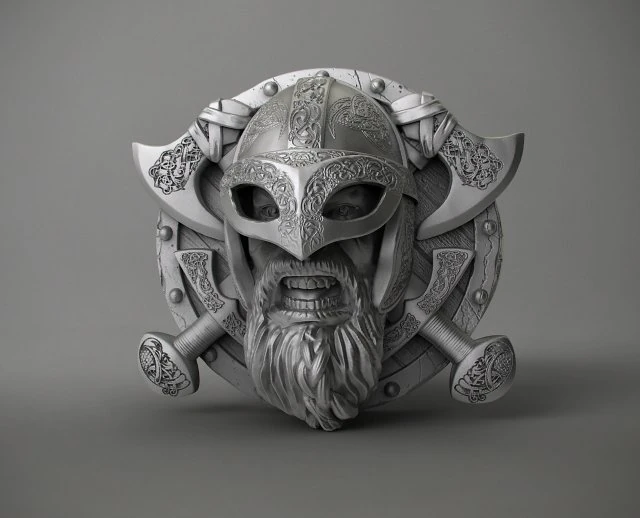 ring viking 3D Print Model .c4d .max .obj .3ds .fbx .stl .blend 