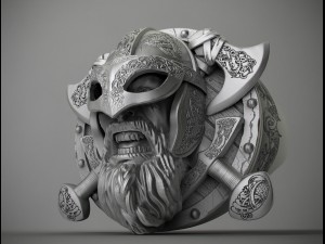 ring viking 3D प्रिंट मॉडल