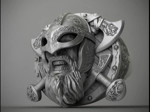 ring viking 3D Print Model