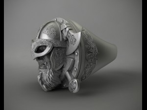 ring viking 3D प्रिंट मॉडल