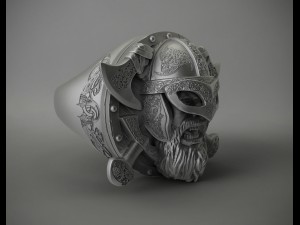 ring viking 3D प्रिंट मॉडल
