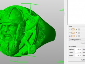 ring viking 3D प्रिंट मॉडल