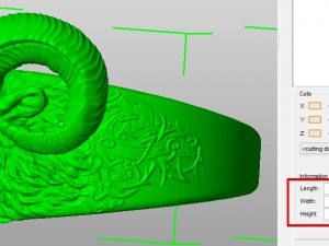 bighorn sheep ring Modello di stampa 3D