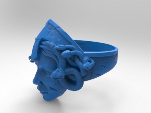 medusa gorgona Model Cetak 3D