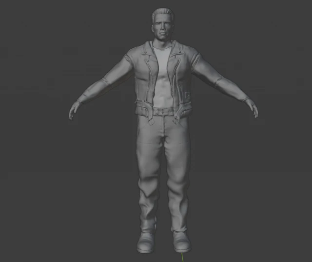 arnold t 800 3D Model .c4d .max .obj .3ds .fbx .stl .blend 