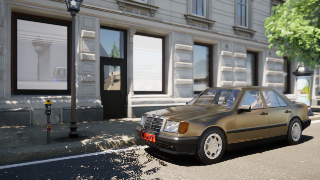 mercedes 3D 模型 .c4d .max .obj .3ds .fbx .stl .blend 