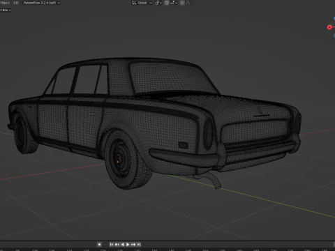 Rollys 1970 3D Model