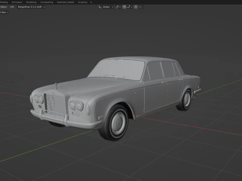 Rollys 1970 3D Model