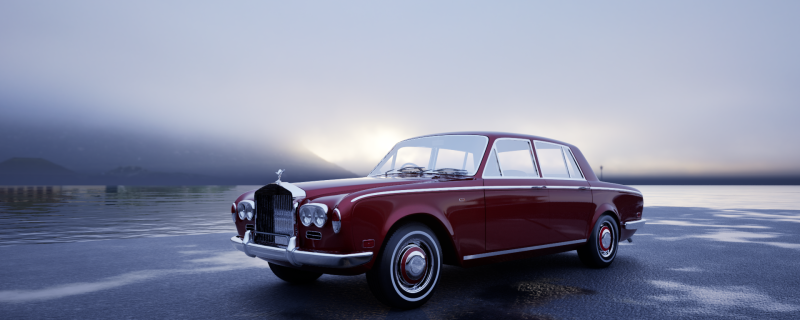 Rollys 1970 3D Model .c4d .max .obj .3ds .fbx .stl .blend