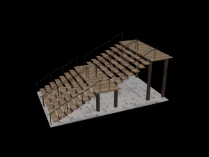 escaleras Modelo 3D
