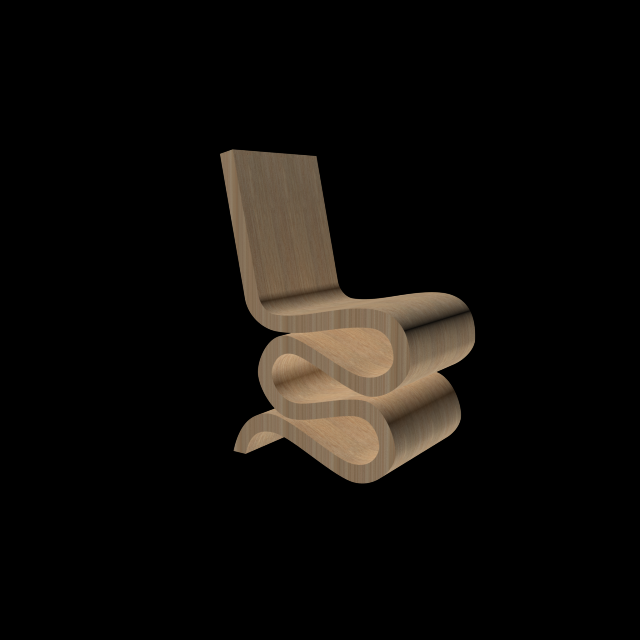 contemporary chair 3D Model .c4d .max .obj .3ds .fbx .stl .blend 