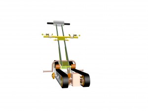 electric lift chair with a person with disabilitie Modelo 3D