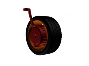 motor wheel 3Dモデル