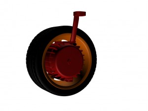 motor wheel 3Dモデル