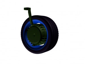 motor wheel 3Dモデル