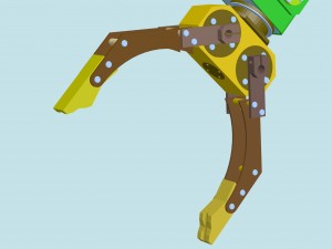 manipulator on crawlers 3D 모델